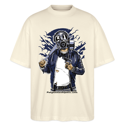 Oversized Graphic T - natural raw