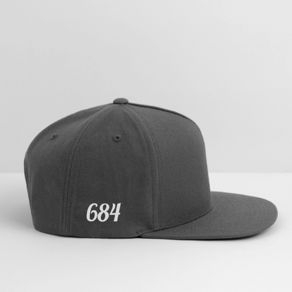 Snapback Baseball Cap - dark grey