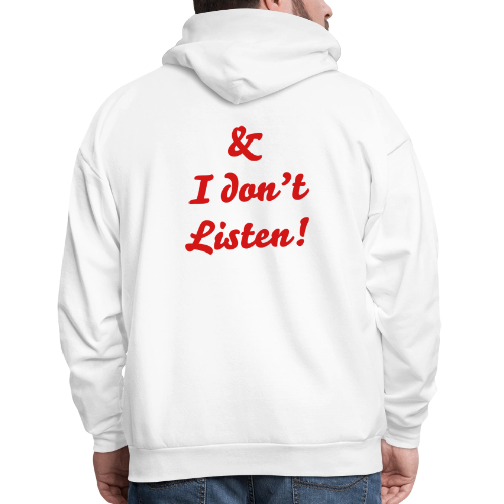 Men's Hoodie - white