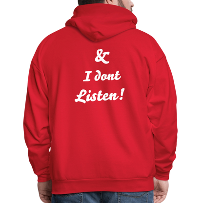 Men's Hoodie - red