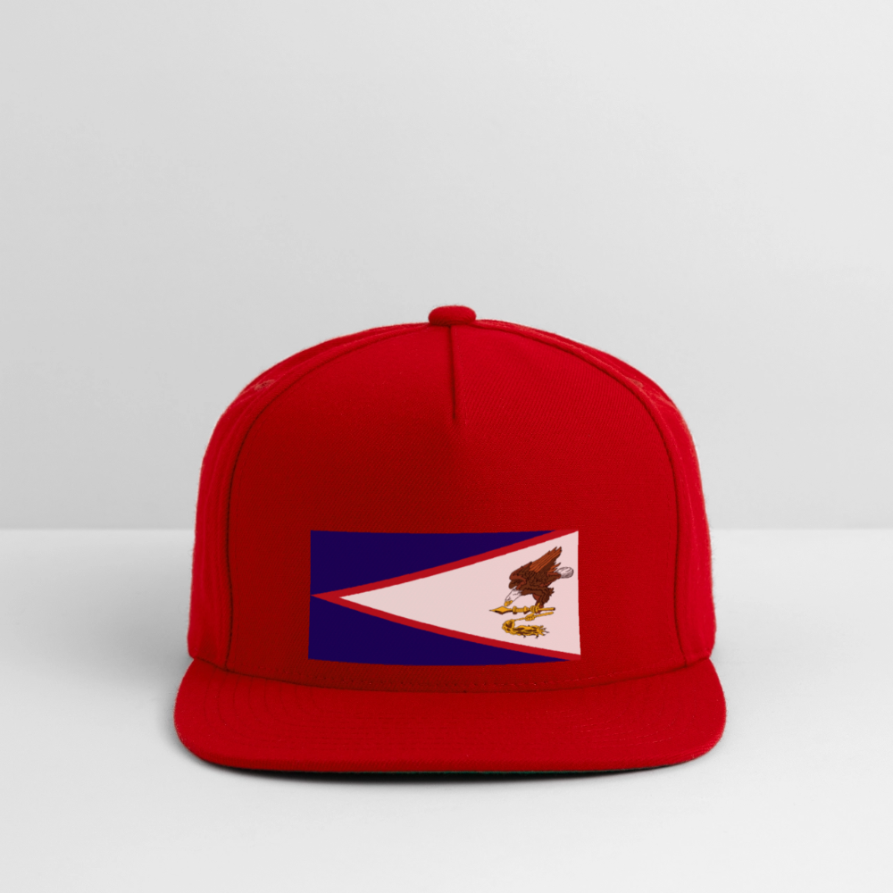Snapback Baseball Cap - red