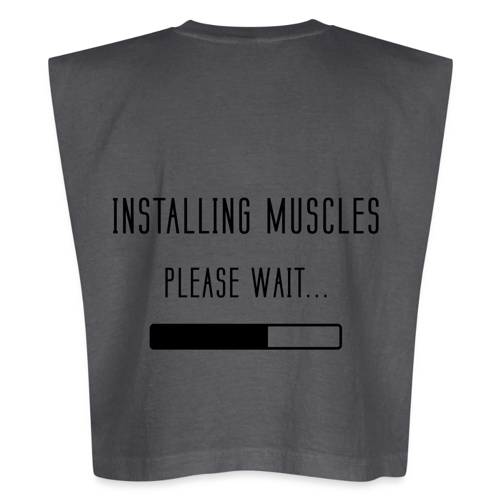 Muscle T - faded black