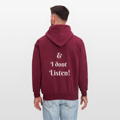 Men's Hoodie - burgundy