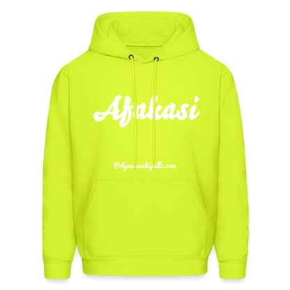 Men's Hoodie - safety green