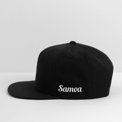 Snapback Baseball Cap - black