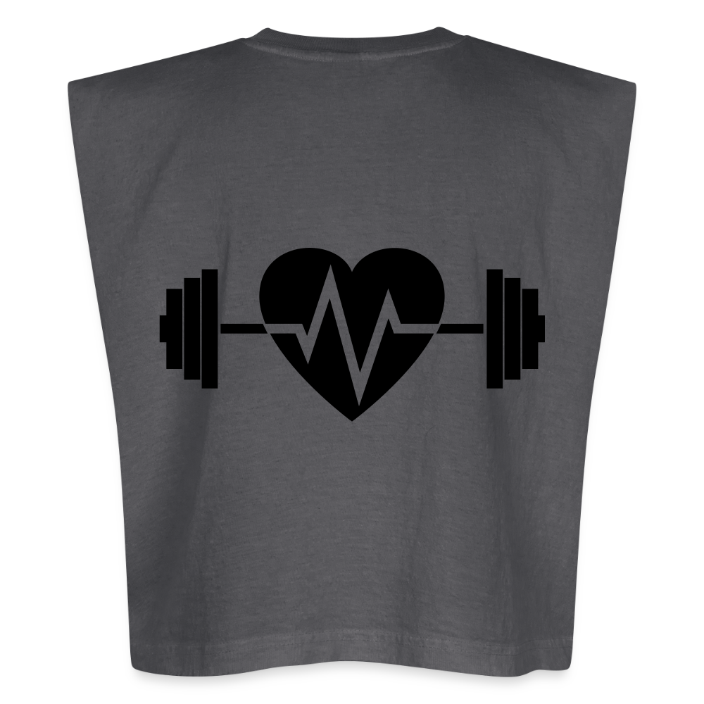 Muscle T - faded black