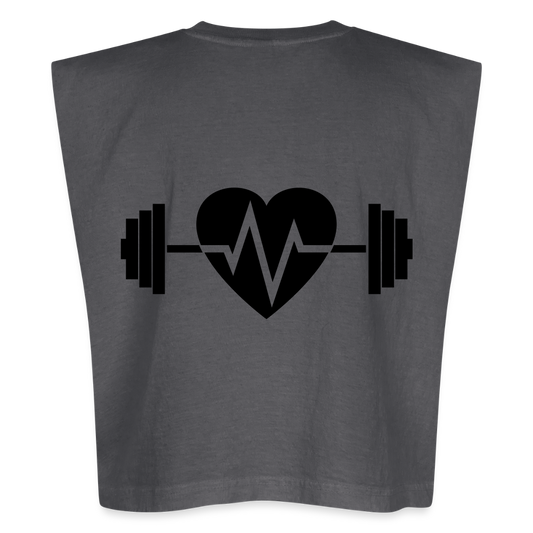 Muscle T - faded black