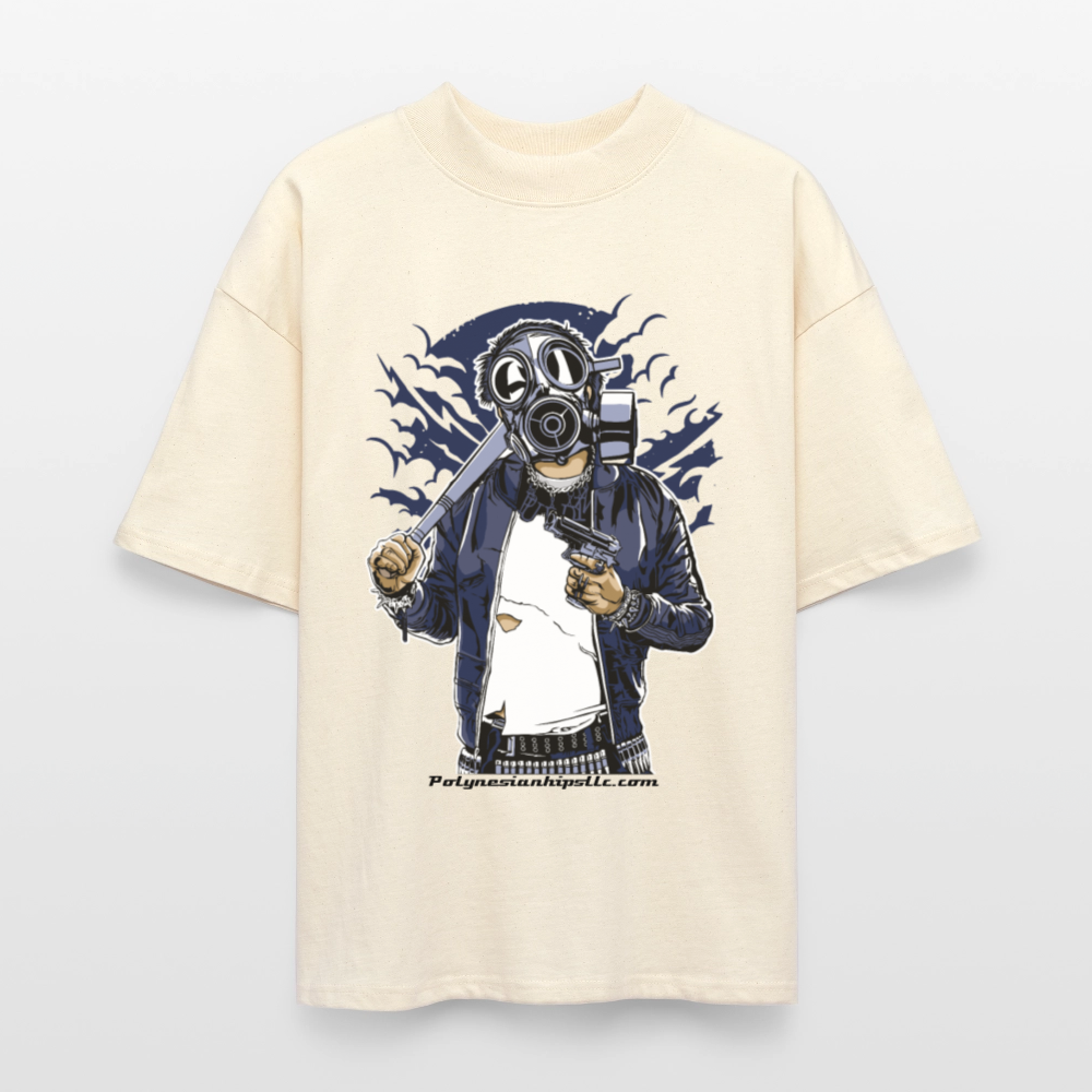 Oversized Graphic T - natural raw