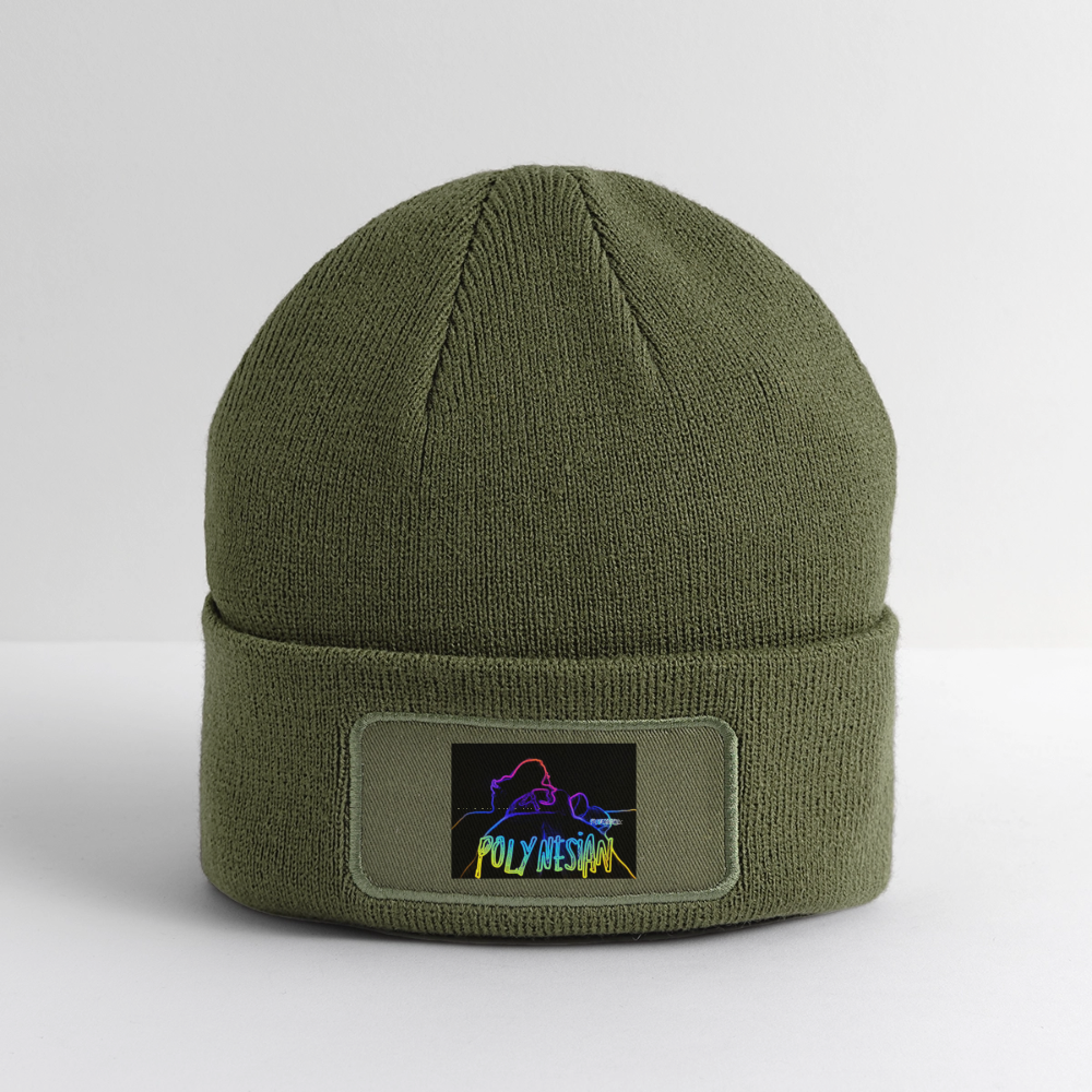 Patch Beanie - olive