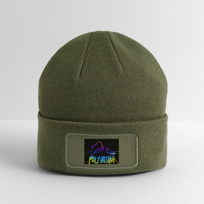 Patch Beanie - olive