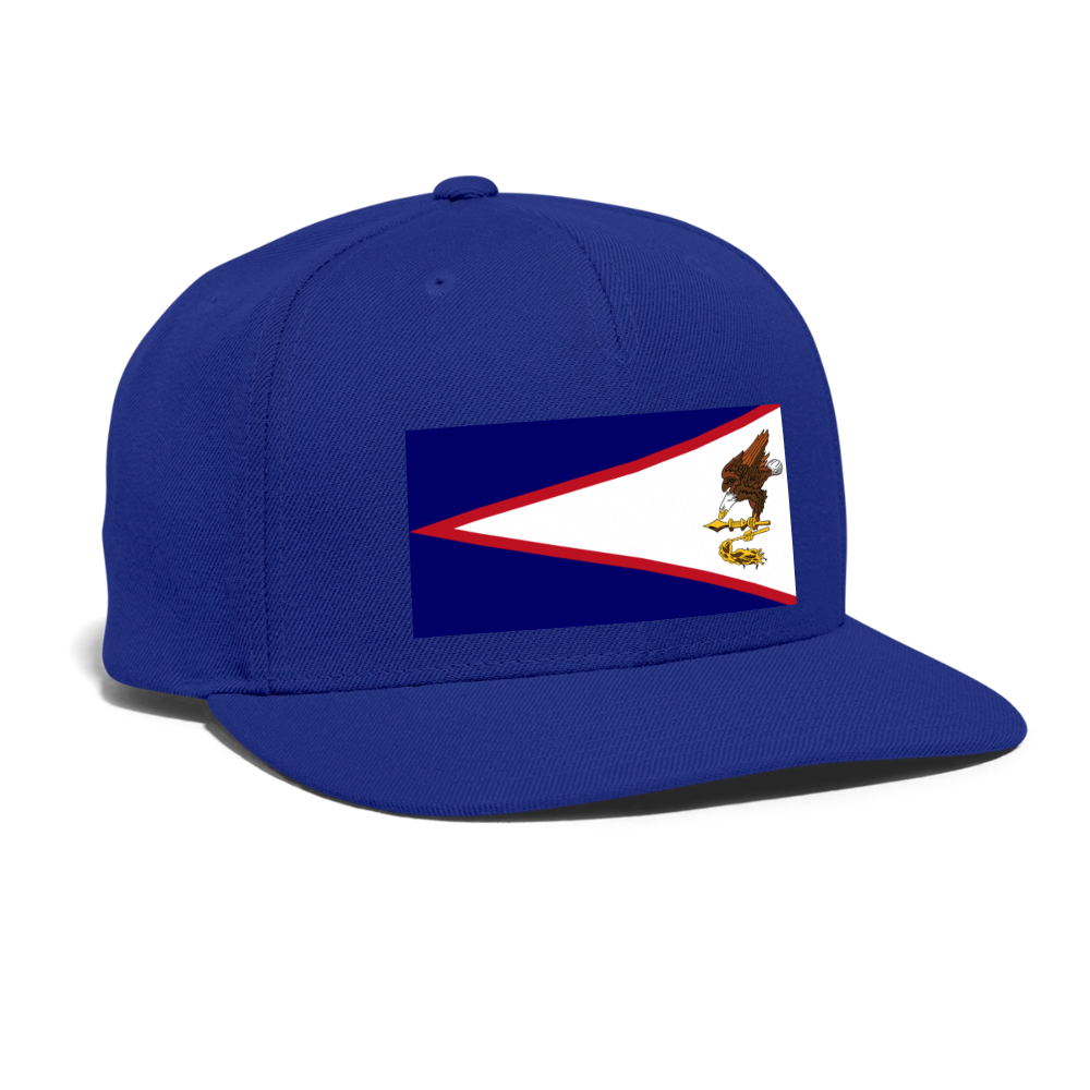 Snapback Baseball Cap - royal blue