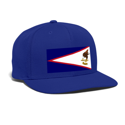 Snapback Baseball Cap - royal blue