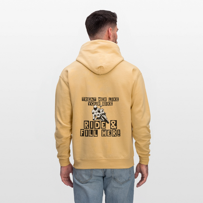 Men's Hoodie - light gold 