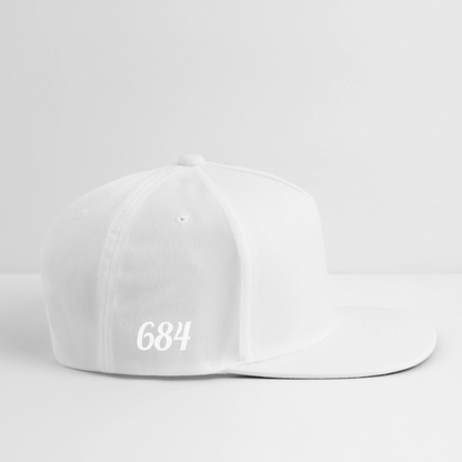 Snapback Baseball Cap - white