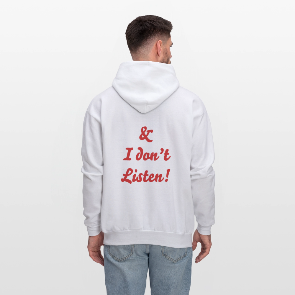 Men's Hoodie - white