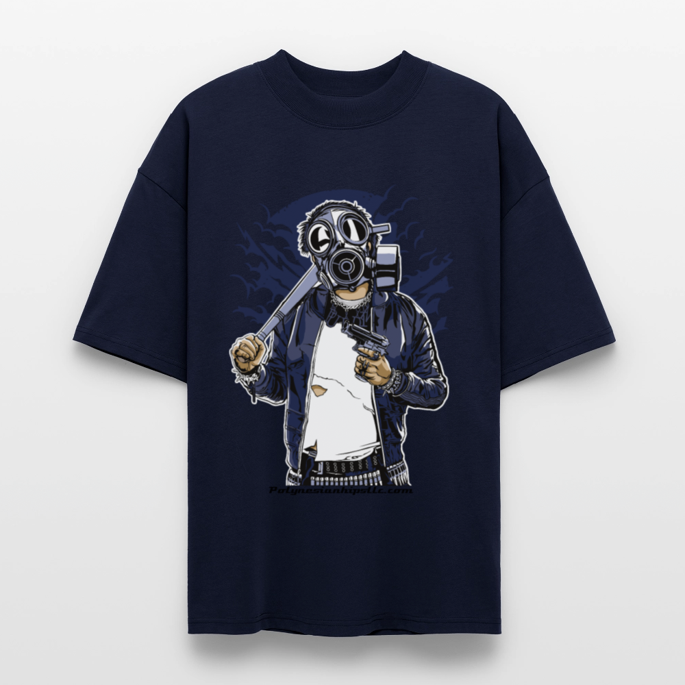 Oversized Graphic T - french navy