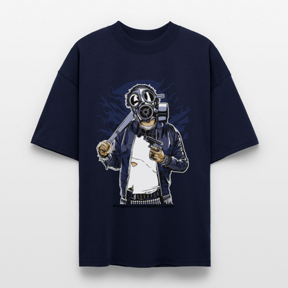 Oversized Graphic T - french navy