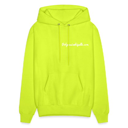 Men's Hoodie - safety green