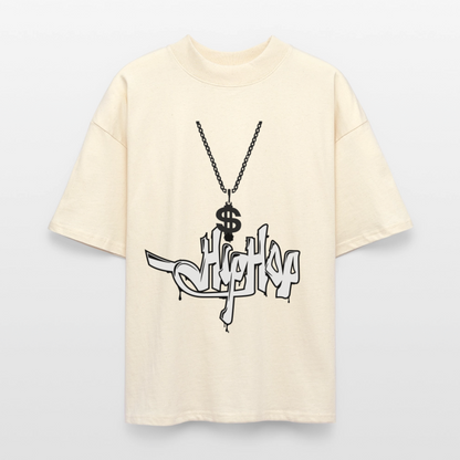 Oversized Graphic T - natural raw
