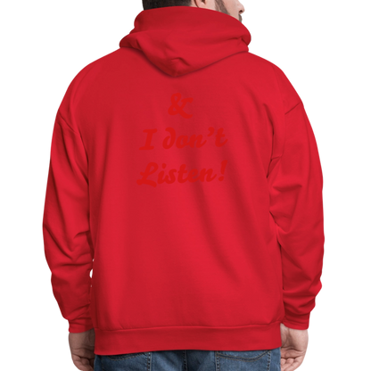 Men's Hoodie - red