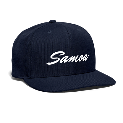 Snapback Baseball Cap - navy