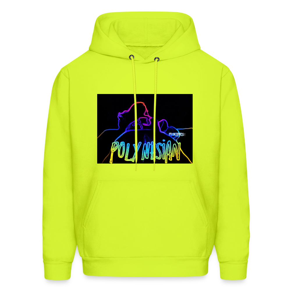 Men's Hoodie - safety green