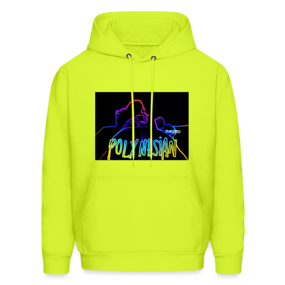 Men's Hoodie - safety green