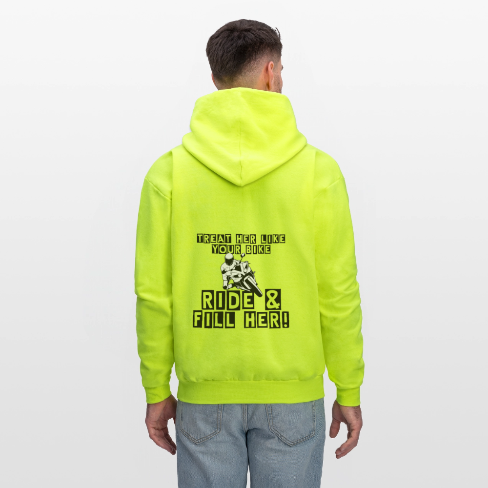 Men's Hoodie - safety green