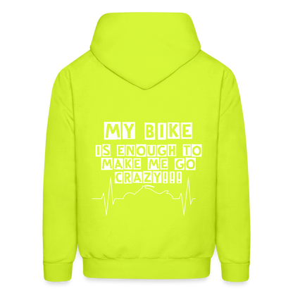 Men's Hoodie - safety green