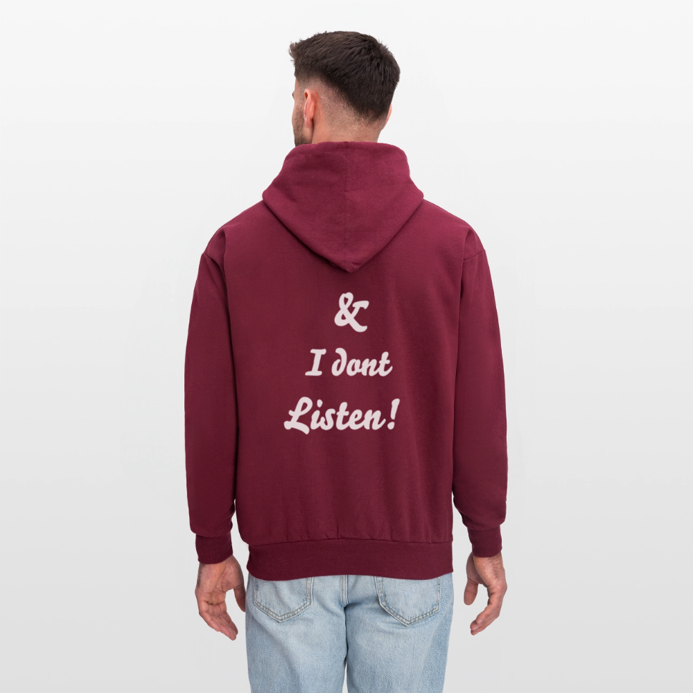 Men's Hoodie - burgundy