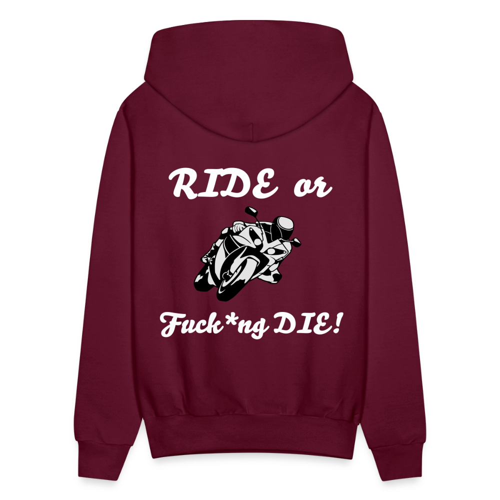 Men's Hoodie - burgundy