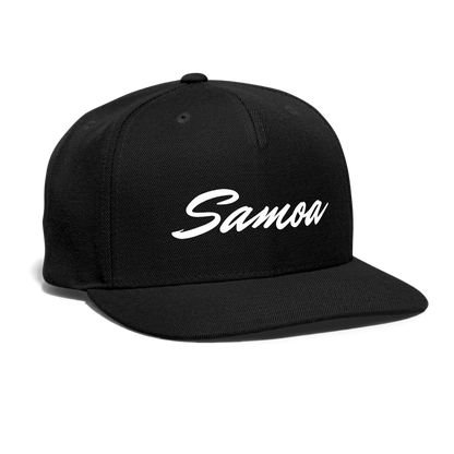 Snapback Baseball Cap - black