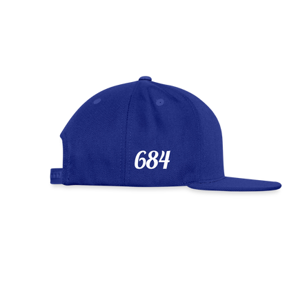 Snapback Baseball Cap - royal blue