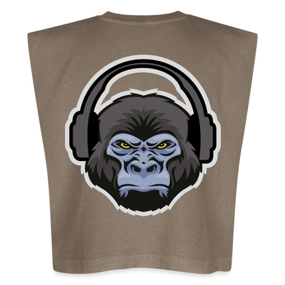 Muscle T - faded brown