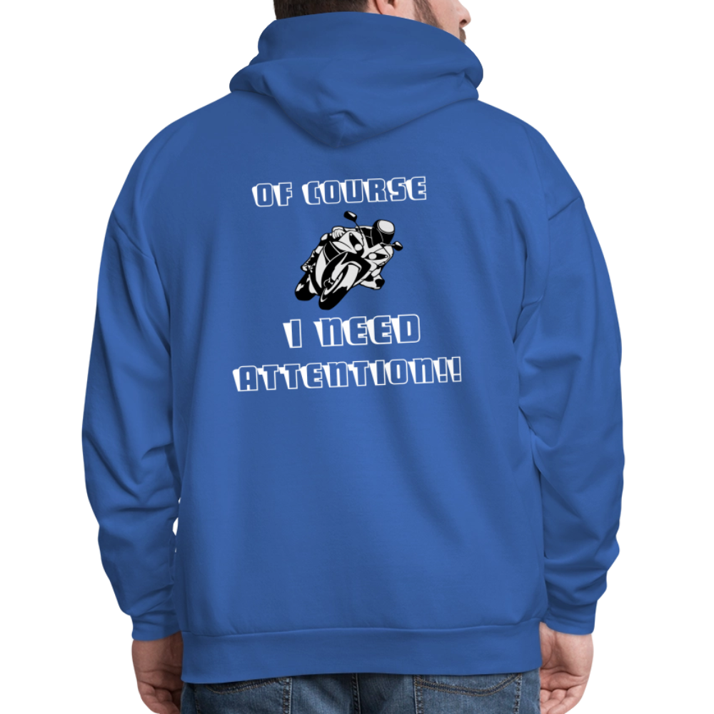 Men's Hoodie - royal blue