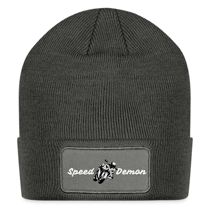 Speed Demon Beanie - charcoal grey
