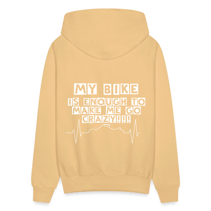 Men's Hoodie - light gold 