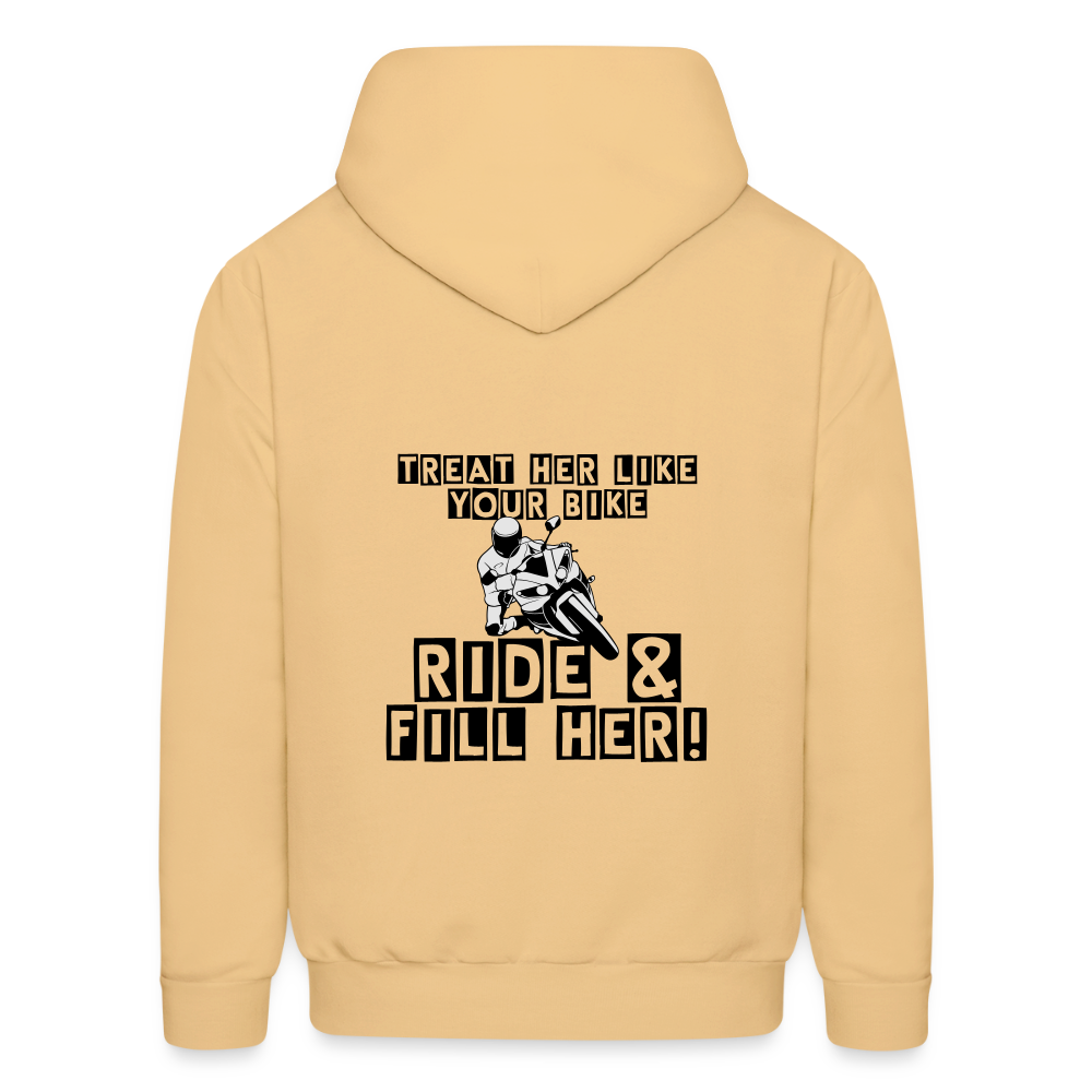 Men's Hoodie - light gold 