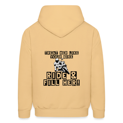 Men's Hoodie - light gold 