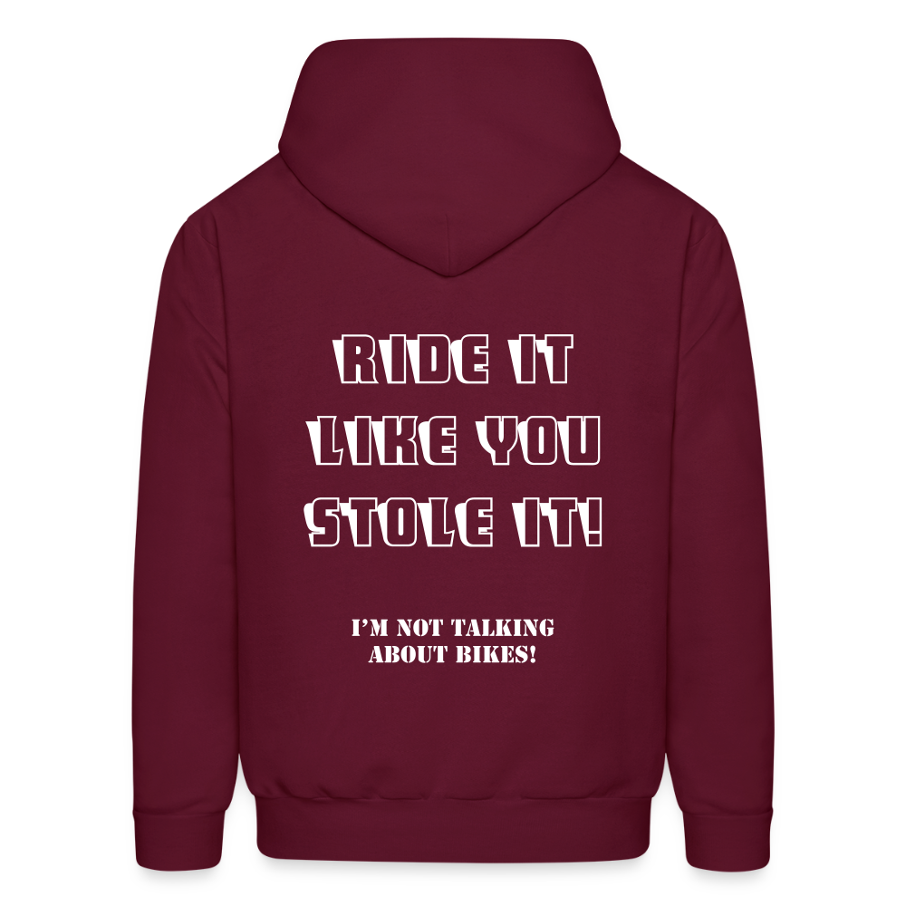 Men's Hoodie - burgundy