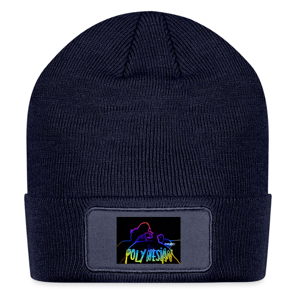 Patch Beanie - navy