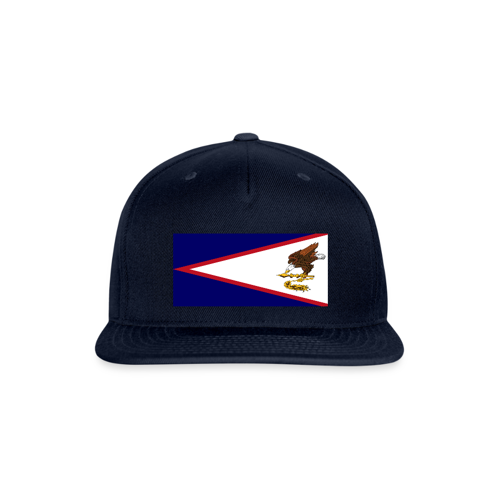 Snapback Baseball Cap - navy