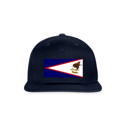 Snapback Baseball Cap - navy