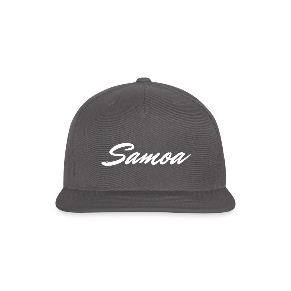 Snapback Baseball Cap - dark grey