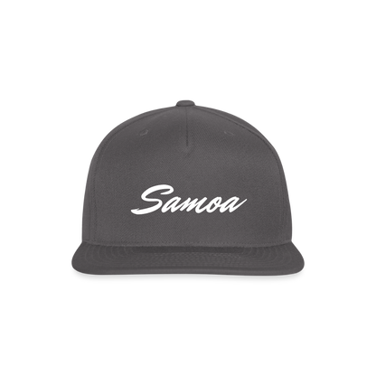 Snapback Baseball Cap - dark grey