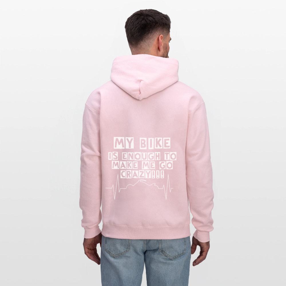 Men's Hoodie - pale pink