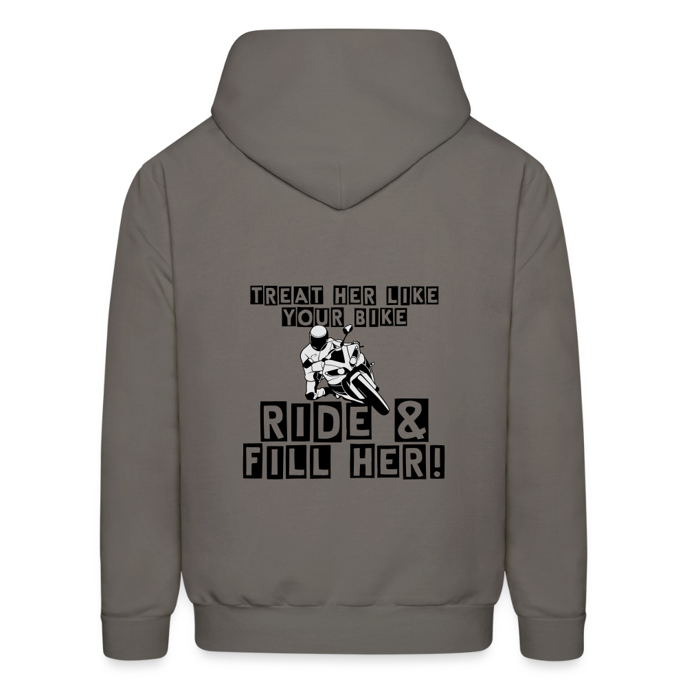 Men's Hoodie - asphalt gray