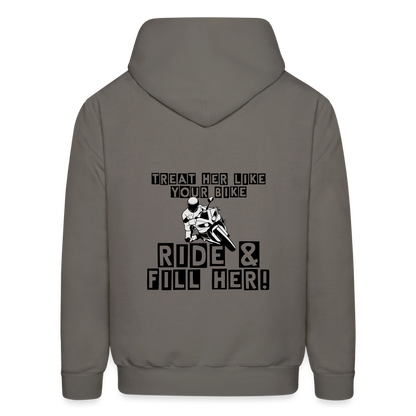 Men's Hoodie - asphalt gray