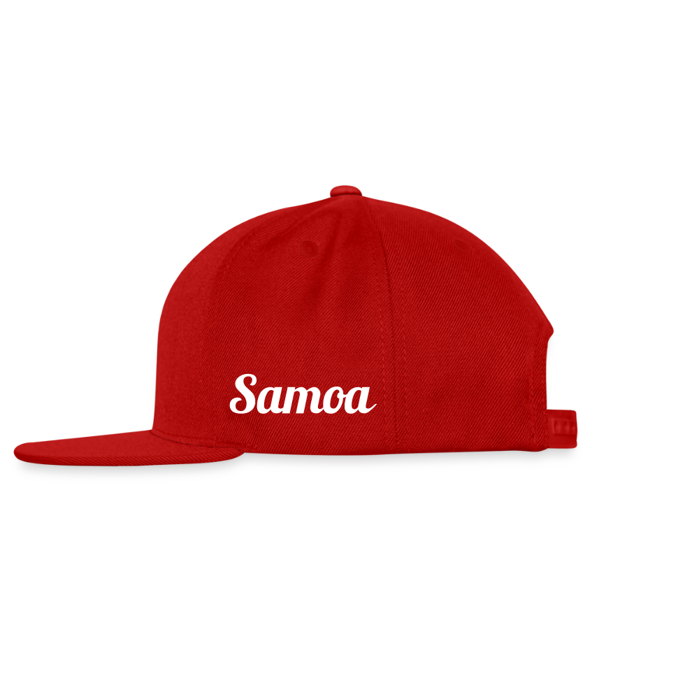 Snapback Baseball Cap - red