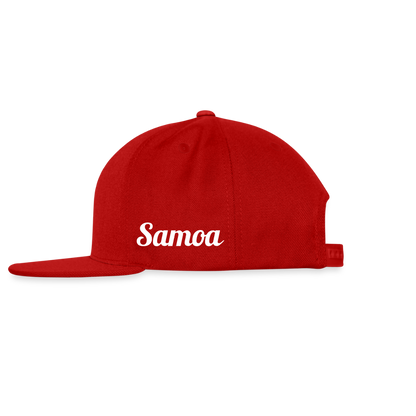 Snapback Baseball Cap - red